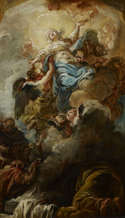 Study for the Assumption of the Virgin by Jean Baptiste Henri Deshays